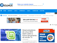 Tablet Screenshot of diolinux.com.br